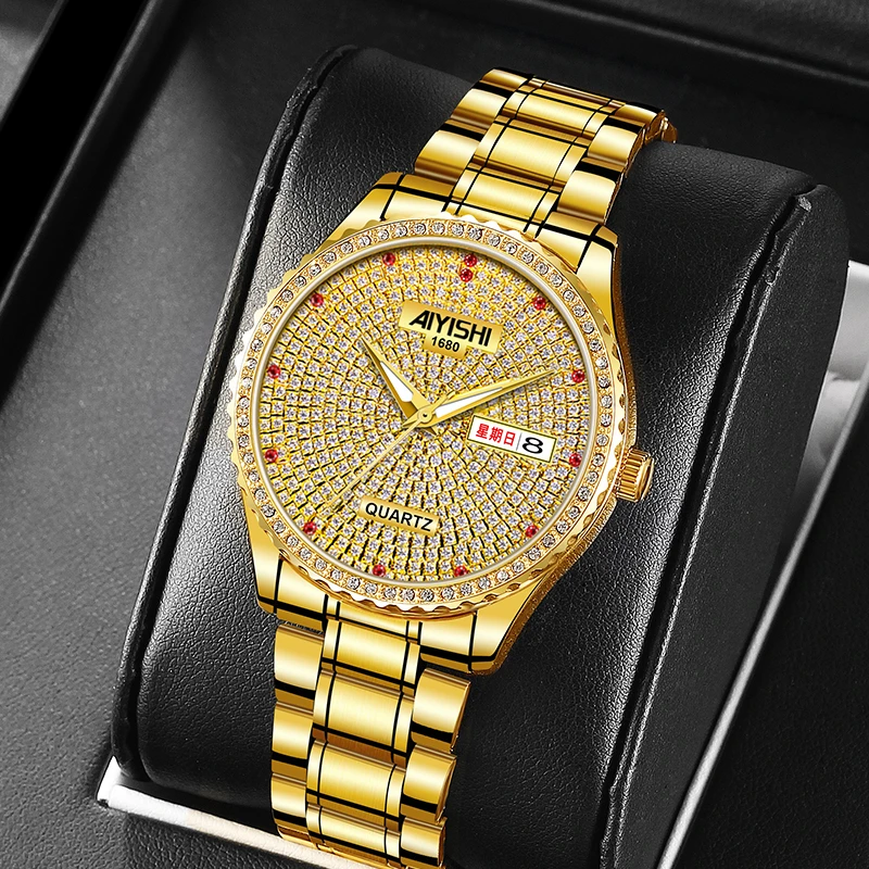 2024新款复兴男士满天星全自动男士手表防水百搭进口机芯腕表