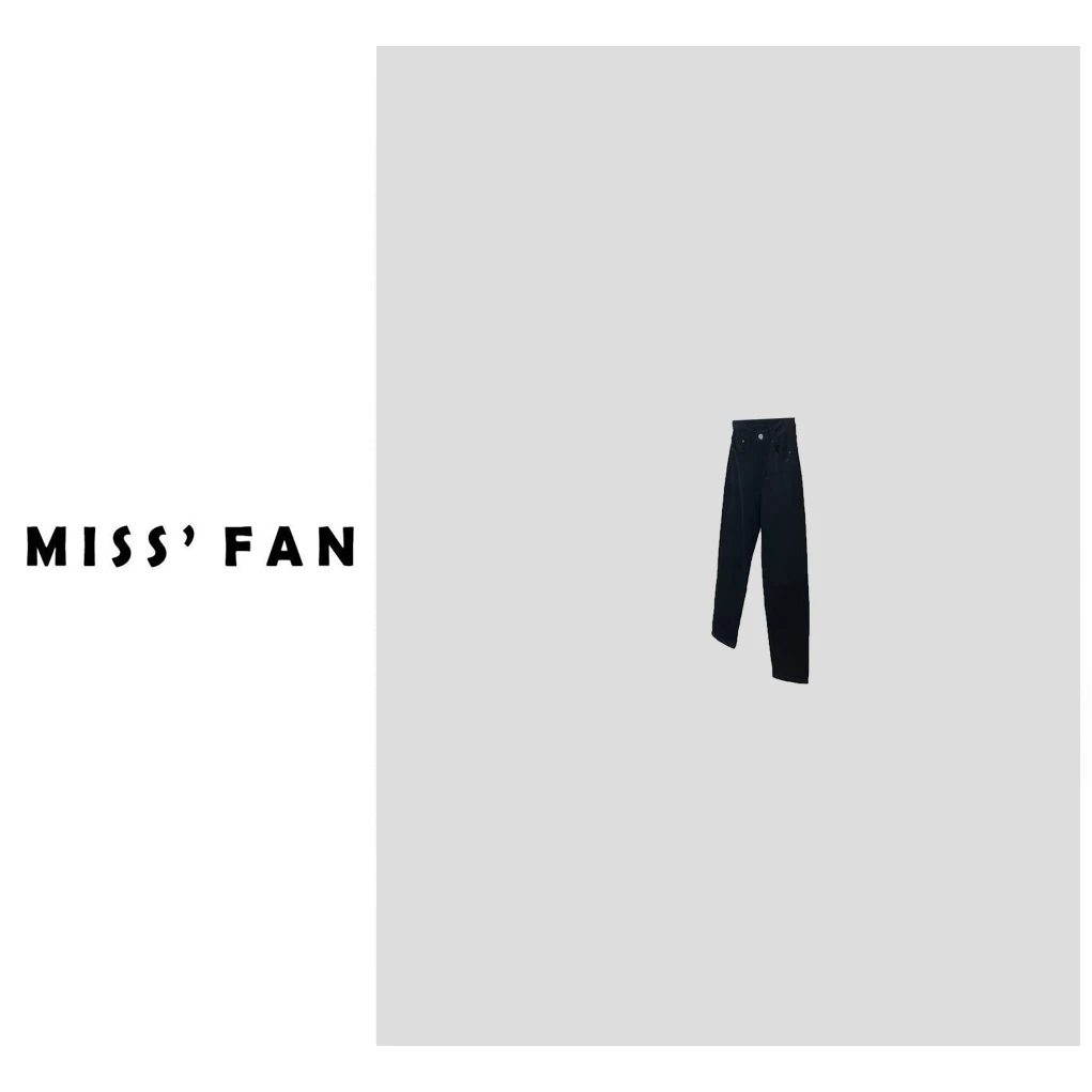 琅型【宠粉福利】后腰带标加绒显瘦老爹裤