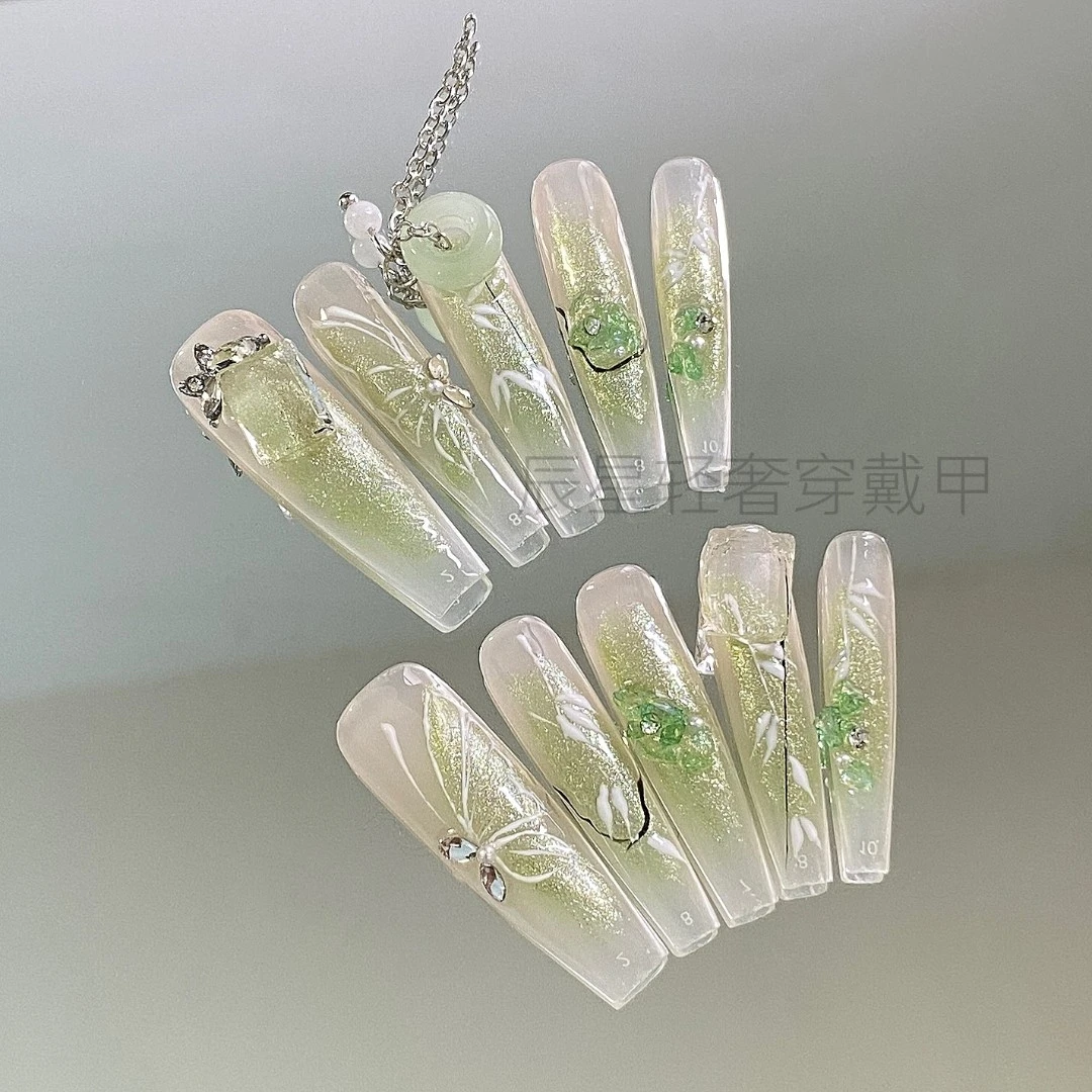 【青梅煮酒】4.0细狗穿戴甲立体蝴蝶穿戴甲轻奢穿戴甲手工穿戴甲