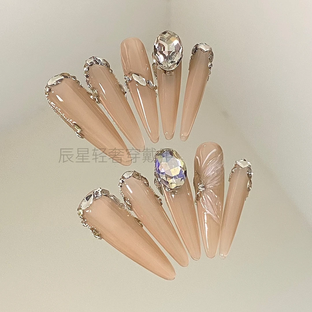 【蝴碟仙子】细狗穿戴甲轻奢穿戴甲手工穿戴甲蝴蝶穿戴甲