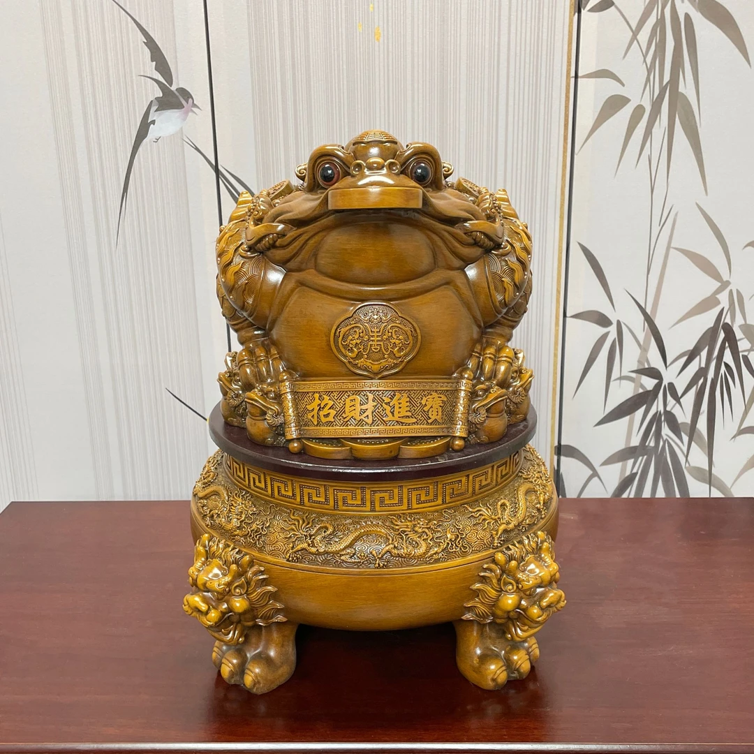 招财进宝金蟾摆件客厅装饰品公司办公桌摆件乔迁开业礼物中式462