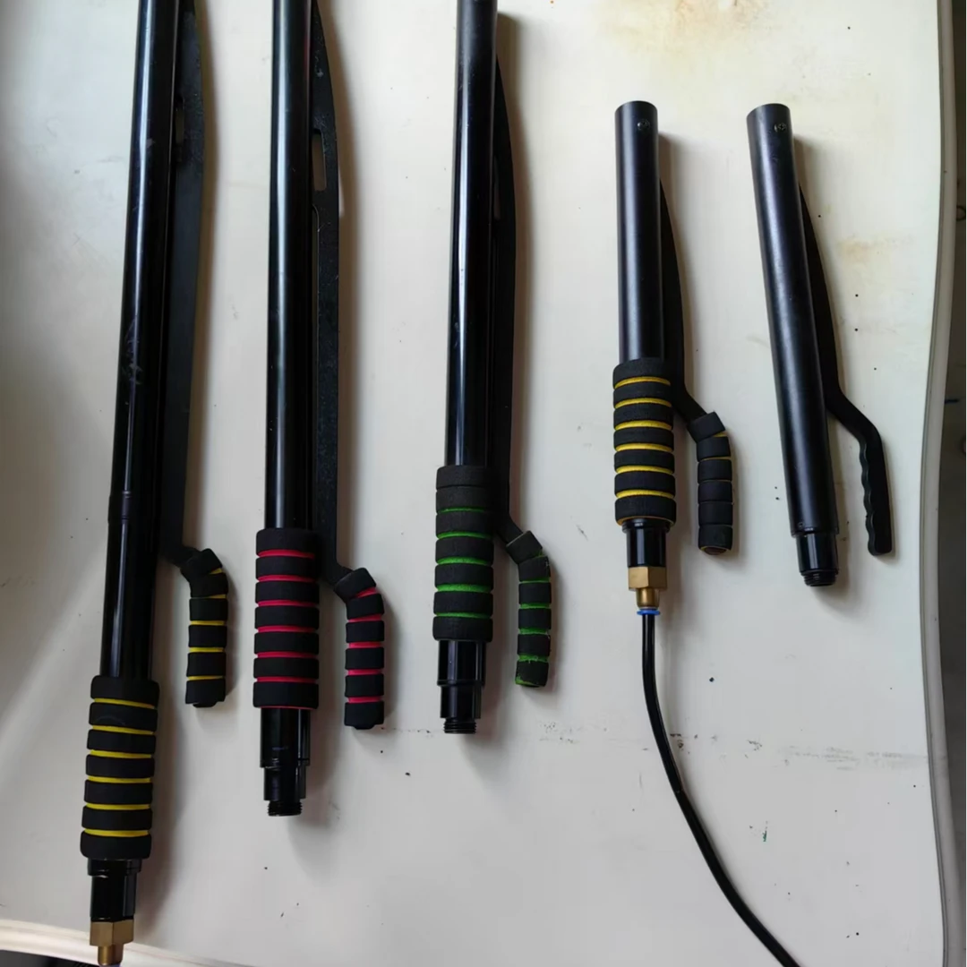 残疾人侧压手压打气筒4分接口高压自行车汽车轮胎补压