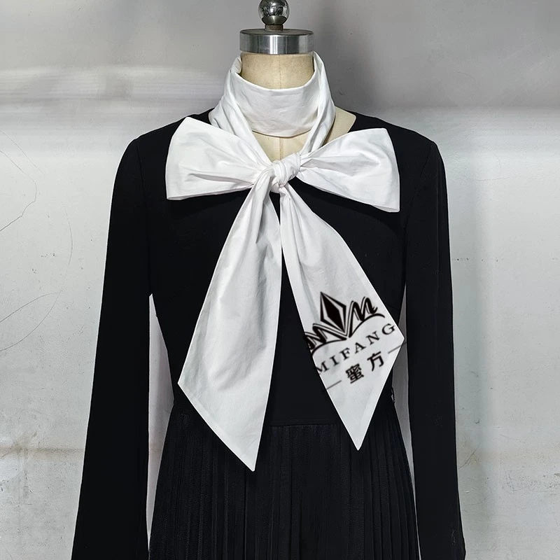 飘带手打复古大蝴蝶结韩版领巾飘带时尚百搭装饰衣服领饰假领子秋