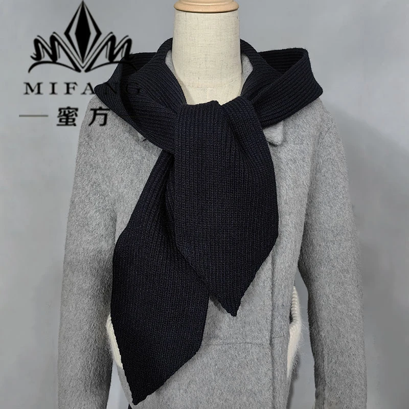 秋冬连帽披肩氛围感减龄厚毛线针织围巾帽子一体保暖洋气装饰假领