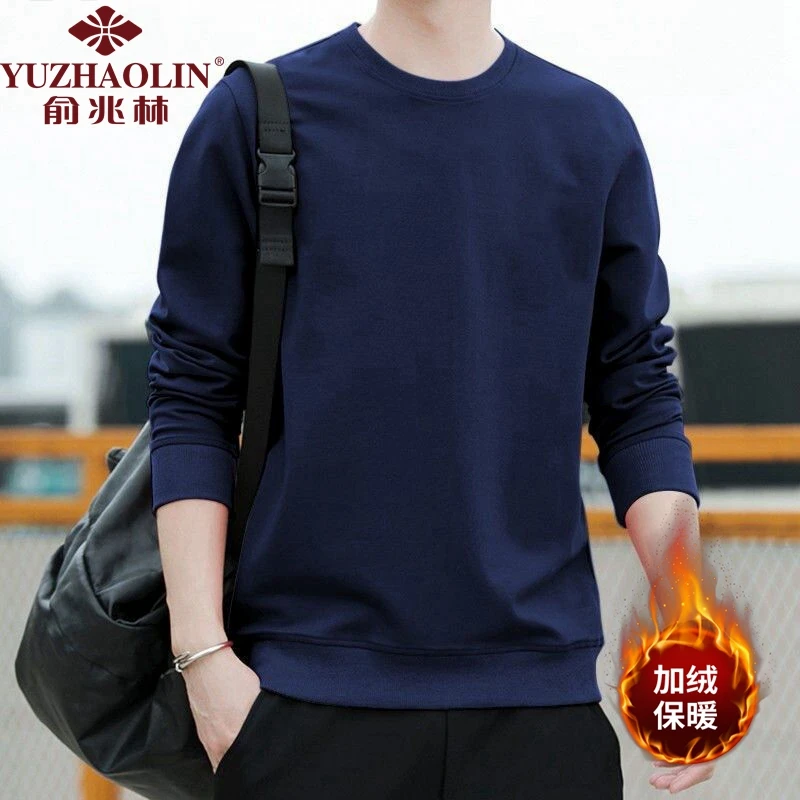 2023男士新款卫衣男款爆款纯棉卫衣加绒长袖新款纯棉潮款男卫衣