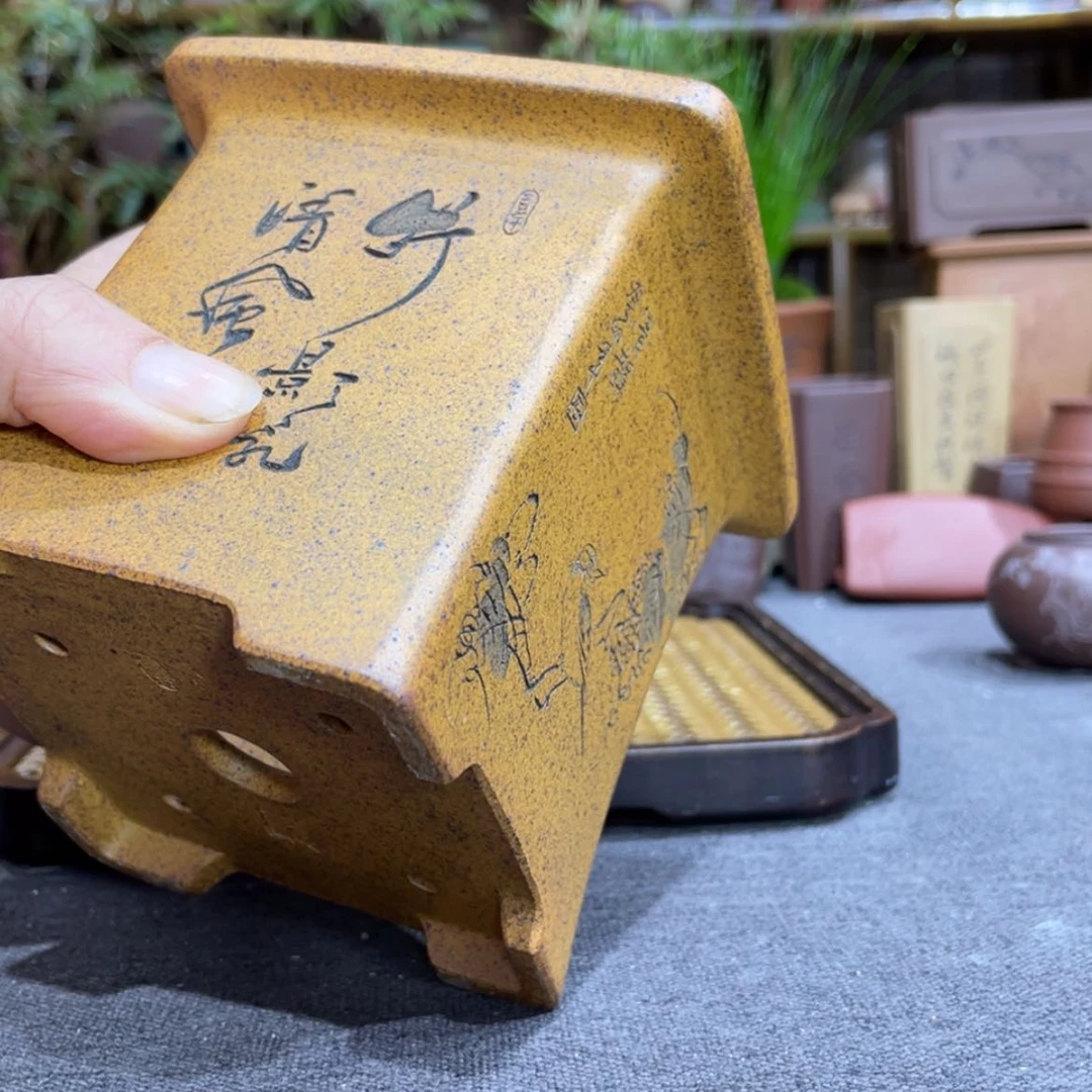 【闪购商品】紫砂花盆飞***8