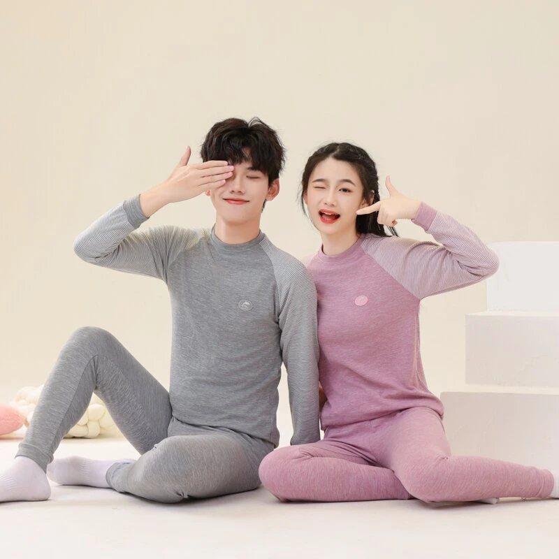 青少年保暖内衣套装秋衣秋裤女童保暖套装男童保暖衣秋冬保暖裤