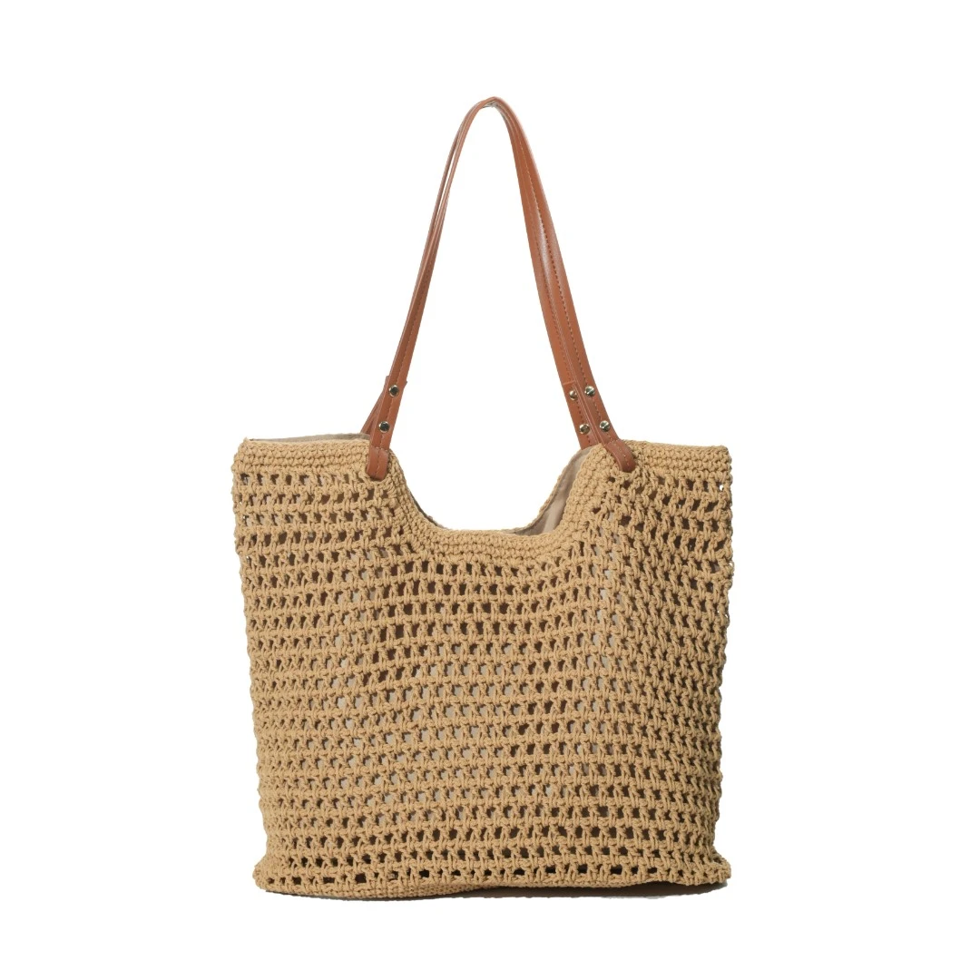 BV&BP夏季新款时尚编织单肩斜跨包BV8305-棕