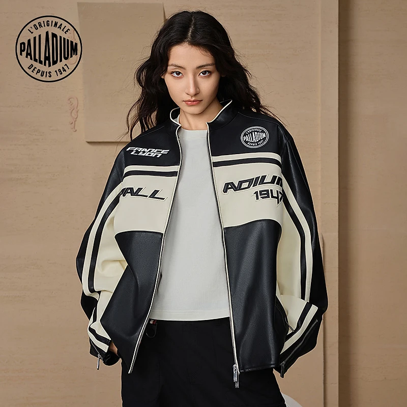 PALLADIUM帕拉丁皮衣机车夹克男女同款外套109657