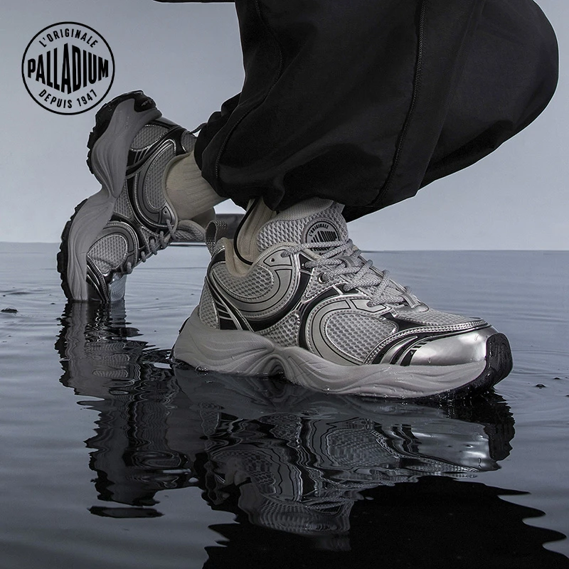 帕拉丁秋冬季男女款休闲鞋时尚潮流圆头老爹鞋99386