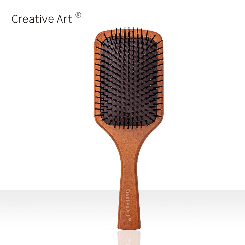 creativeart气垫梳子气囊梳大排梳顺发养生木梳女头部防按摩经络