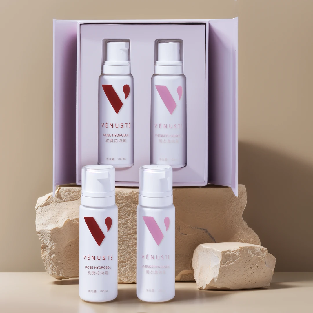 VÉNUSTÉ 纯露套盒 玫瑰纯露+薰衣草纯露 补水保湿喷雾湿敷