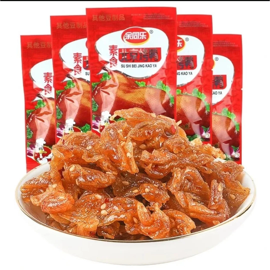 余同乐北京烤鸭辣条儿时怀旧麻辣素肉豆干网红小零食贤哥休闲食品