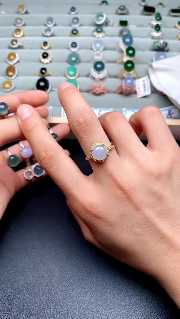 【闪购商品】翡翠戒指银S925镶嵌..............