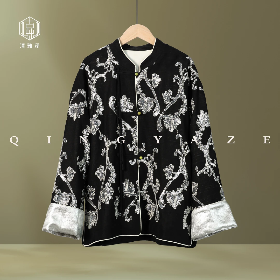 静奢美学！重工钉珠新中式上衣！GZ4423