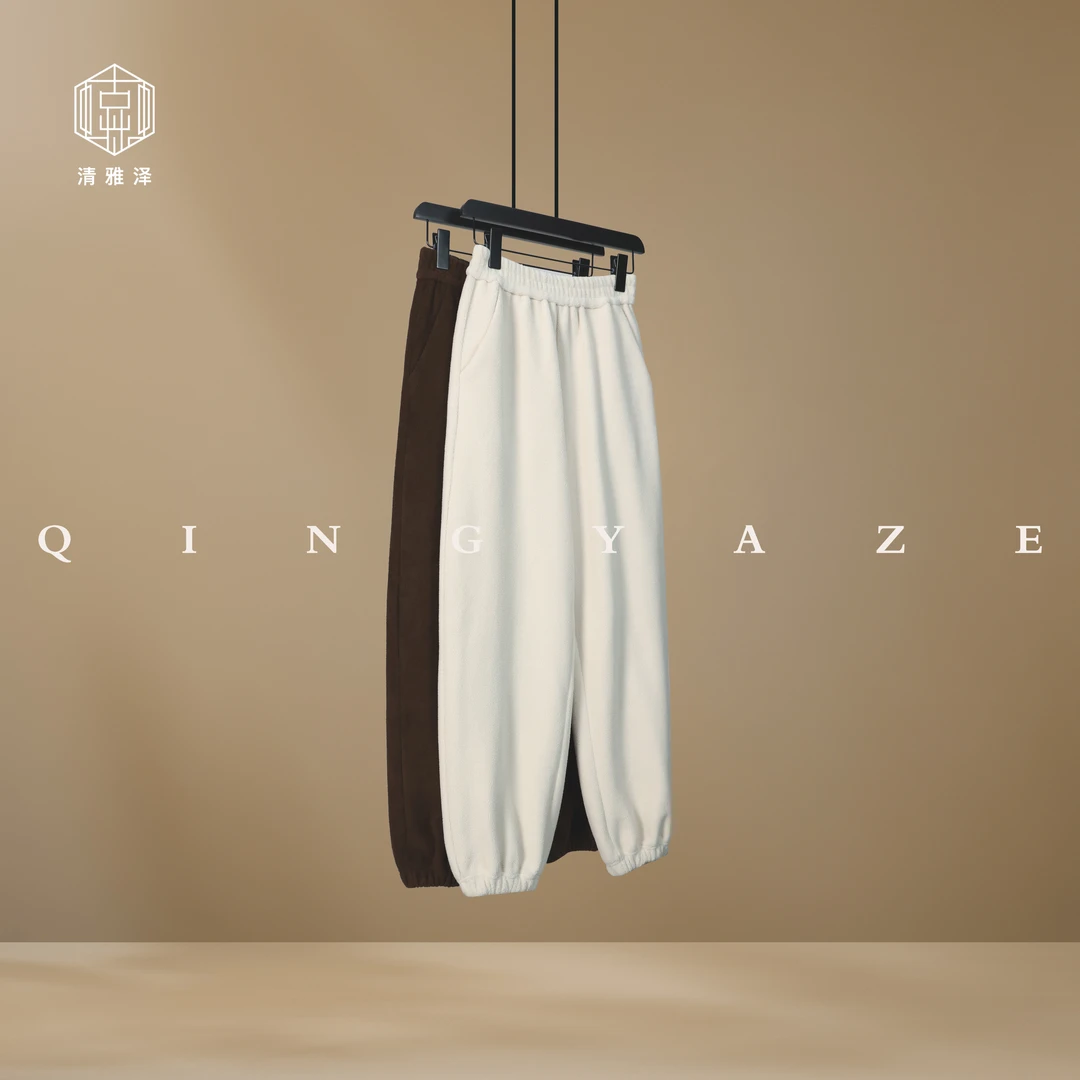 泰迪绒！超温暖秋冬加厚卫裤！GZ4947