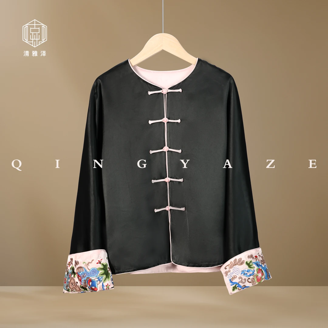 锦绣长歌！双面穿重工刺绣新中式上衣！GZ4446