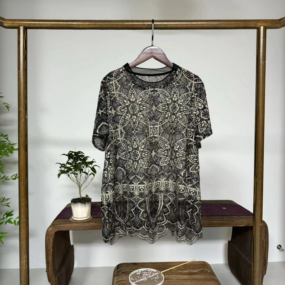 花宝！重工蕾丝新中式上衣！GZ4150