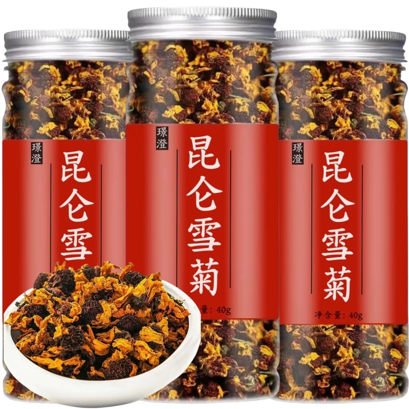 昆仑雪菊40g*罐新疆天山血菊干胎菊红茶花茶野菊精选雪菊养生茶饮