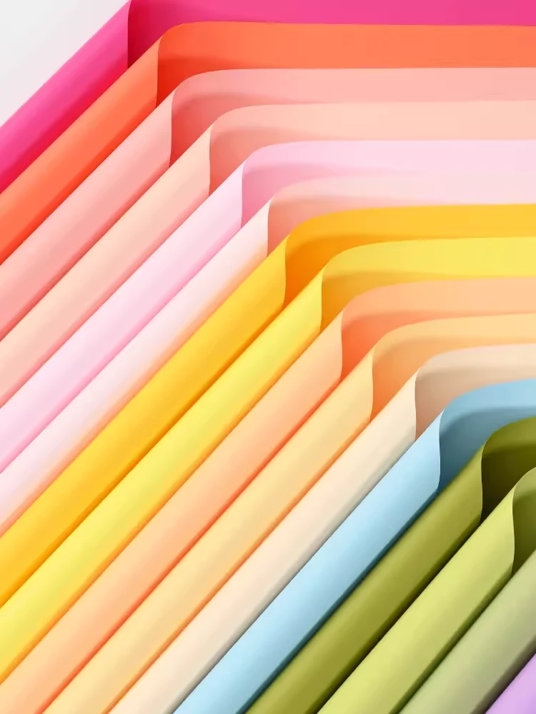 多巴胺新潮纸7.5丝加厚 花束鲜花包装纸花艺包花纸彩色欧雅纸