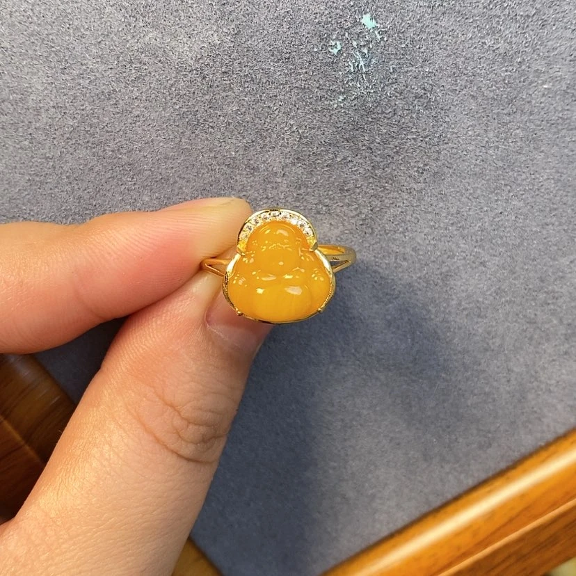 【闪购商品】蜜蜡裸石银S925镶嵌
