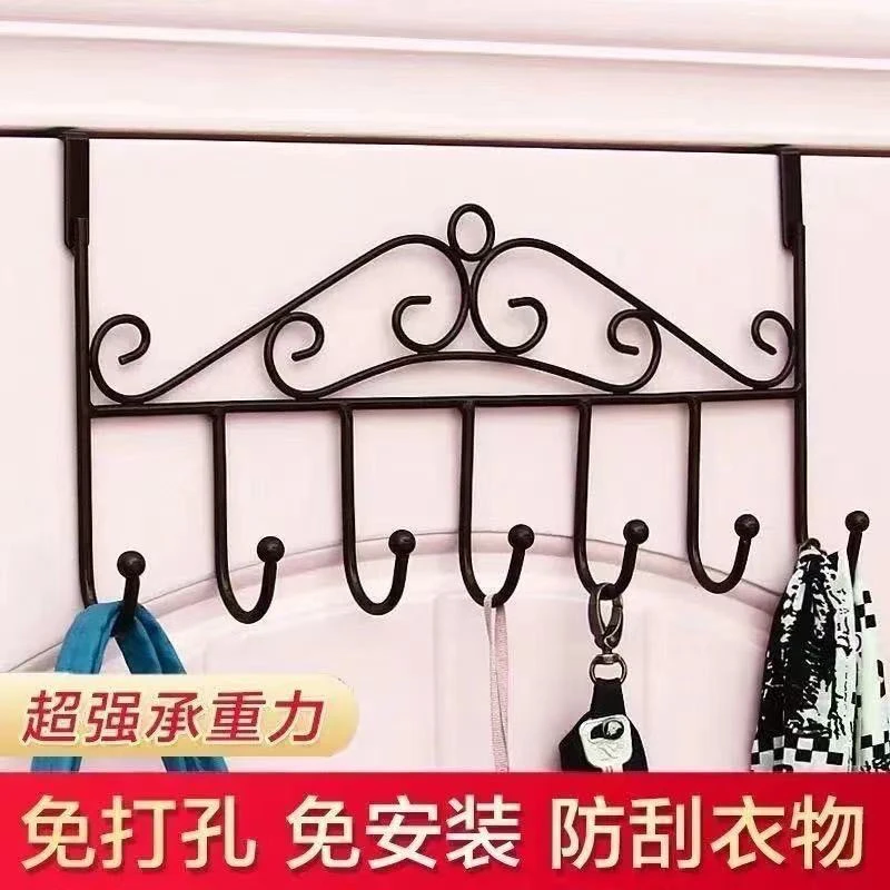 免打孔门后挂钩墙上挂衣架神器门上挂架壁挂子强力无痕衣服帽衣钩