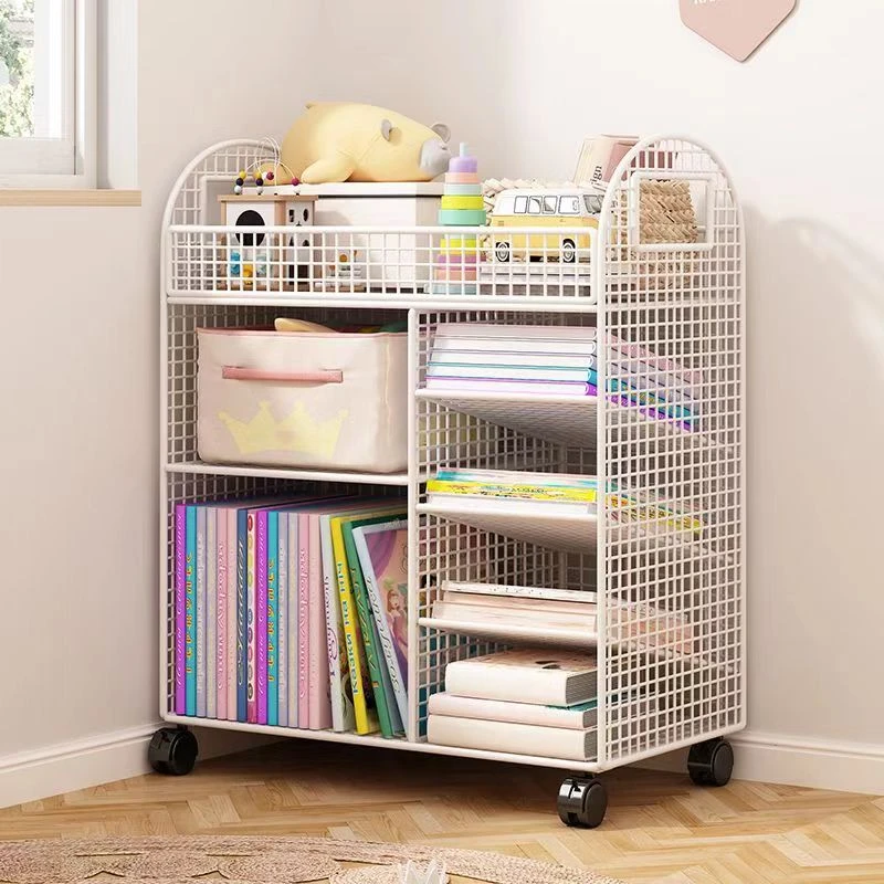 桌下置物架双层储物架大网格置物架学生教室书桌旁书本零食收纳架