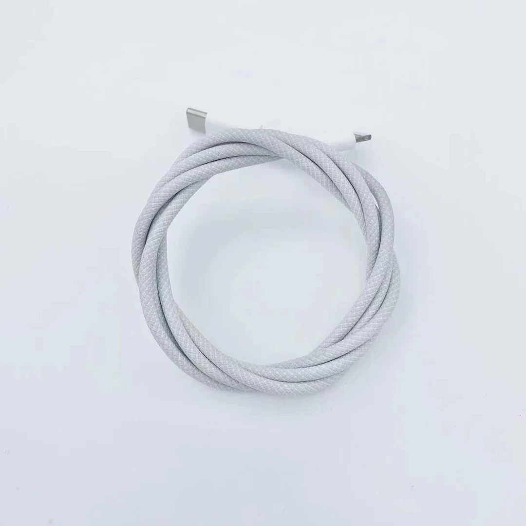 99新 Apple/苹果 TypeC-Lighting原装白色编织线1米 14系列及以下
