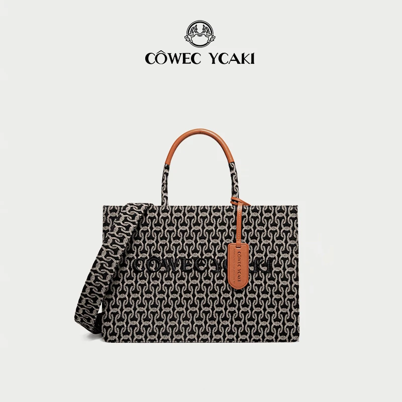 【官方正品】CowecYcaki包新款潮百搭单肩手提托特包c