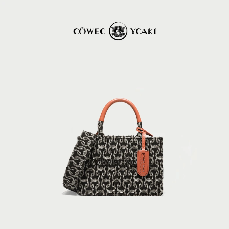 【官方正品】Cowec Ycaki包包百搭中号斜挎手提托特包z