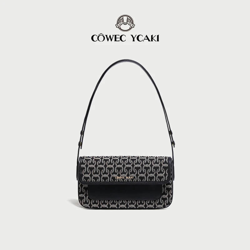 【官方正品】Cowec Ycaki新款法棍腋下包女小众高级感单肩包包女z