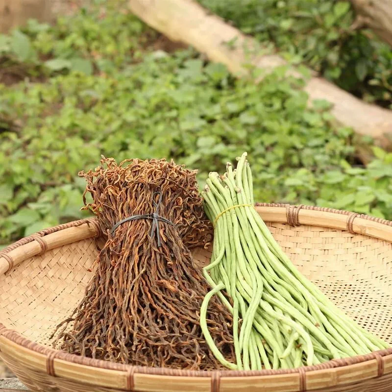 【 熊九零】湖南张家界散装农产品，农家自然晾晒干豆角