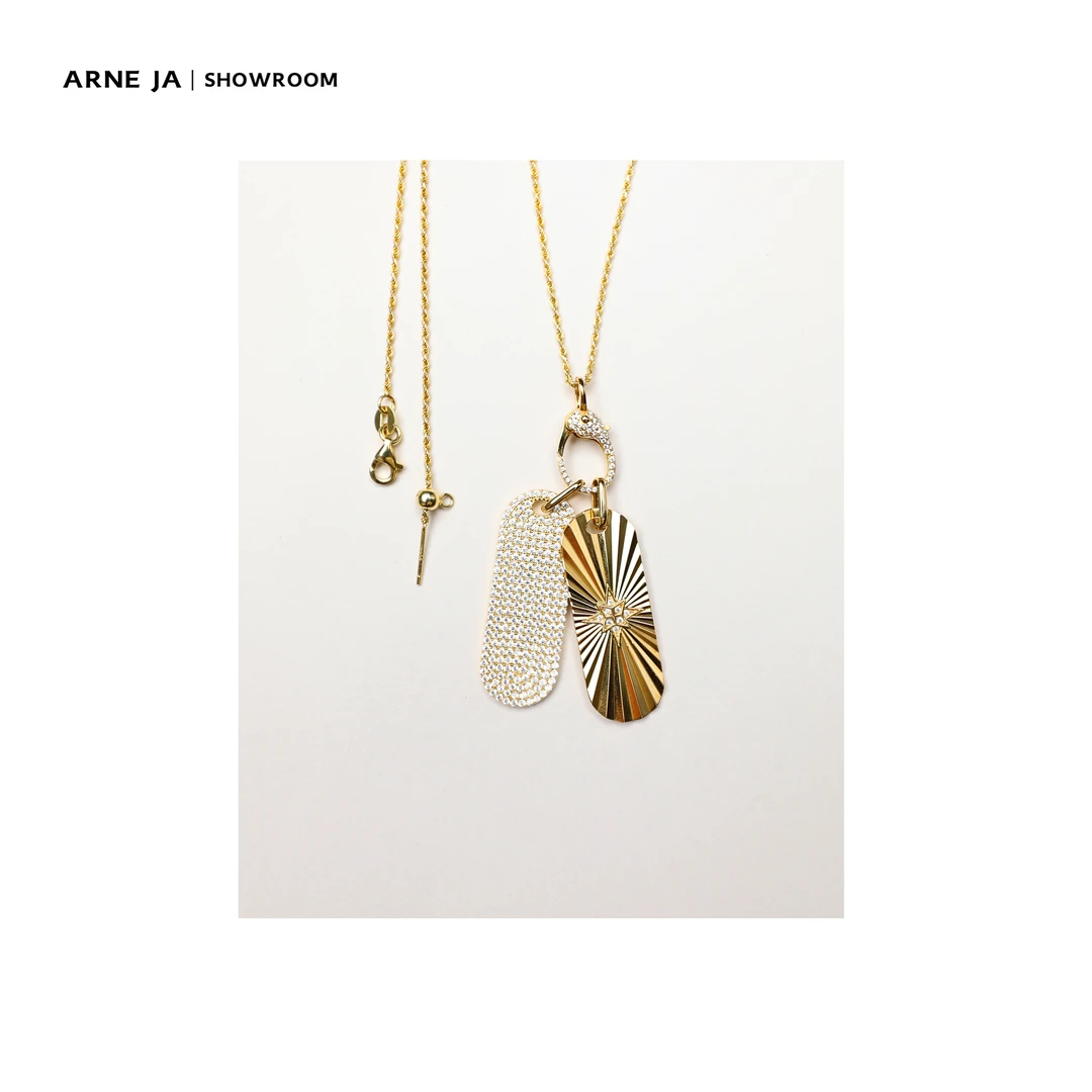 合金项链 AWXL43028  六芒星项链