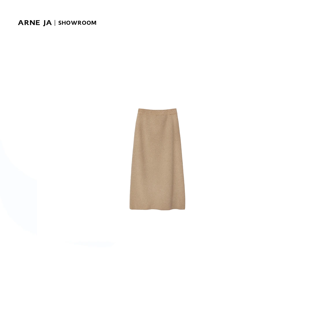 ARNE JA｜“卡戴珊锁3.0”内悦美人锁温羊绒羊毛高克重精织半裙