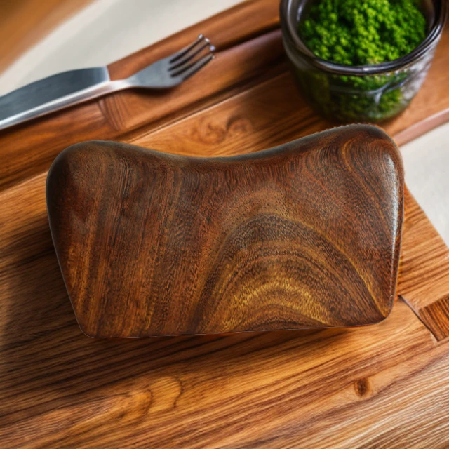 匠心年华纯手工黑金檀木头按摩刮疗片美容板通用刮脸便携双面小巧