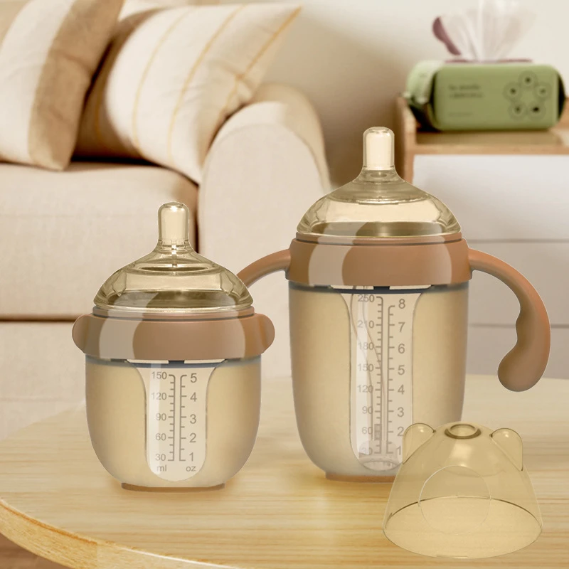 奶瓶0-12个月防胀气防呛耐摔婴幼儿防漏大容量母婴宽宝宝专用奶瓶