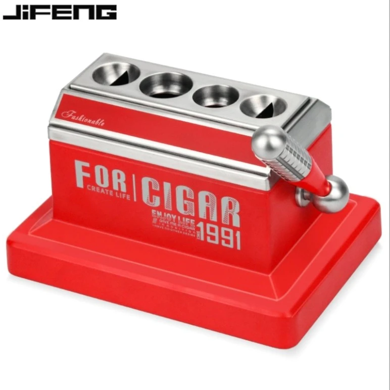 JIFENG雪茄剪V口雪茄剪刀台剪锋利不锈钢雪茄刀多样式台式V型剪刀