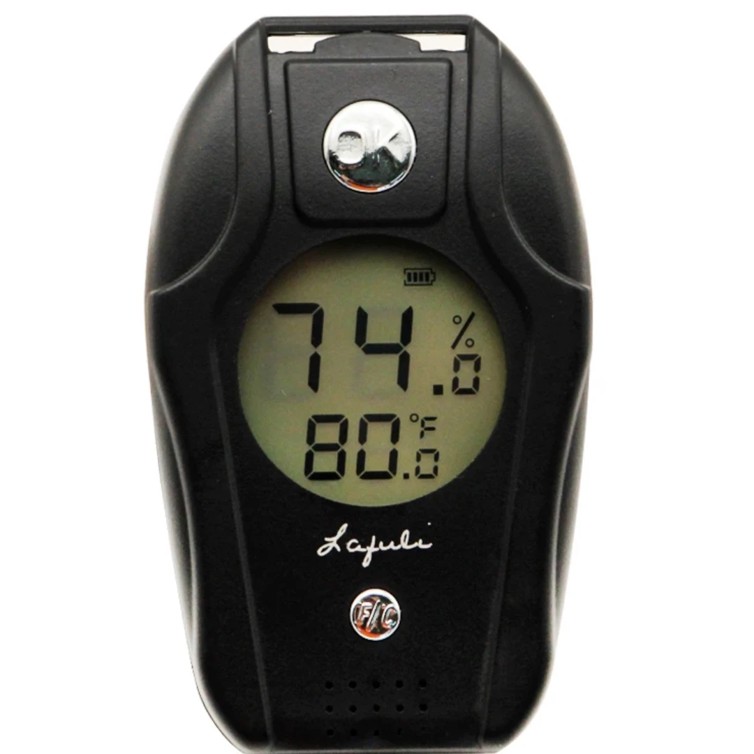 LAFULI包邮 插入式雪茄湿度计 探针式雪茄内部湿度测量仪温湿度计