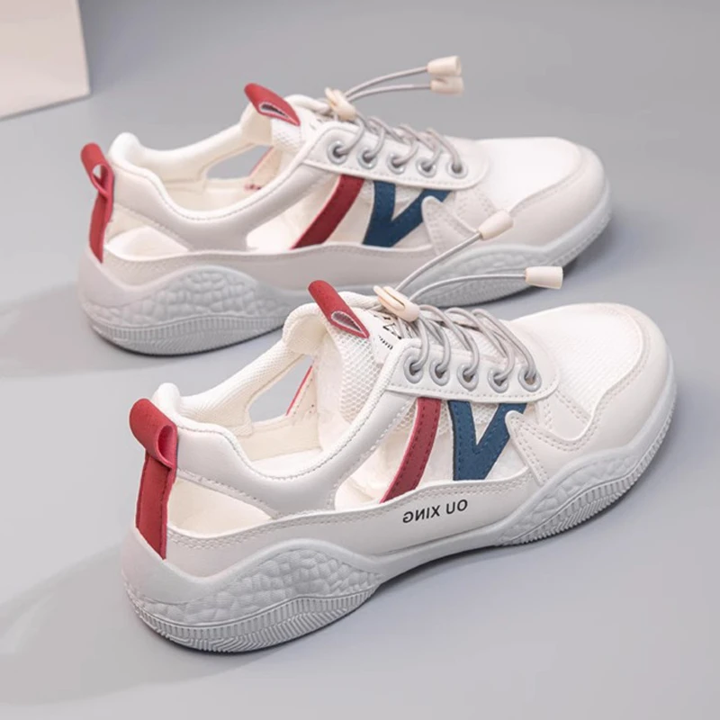 网鞋运动凉鞋女透气2025夏季镂空网面增高潮流休闲鞋透气鞋女鞋