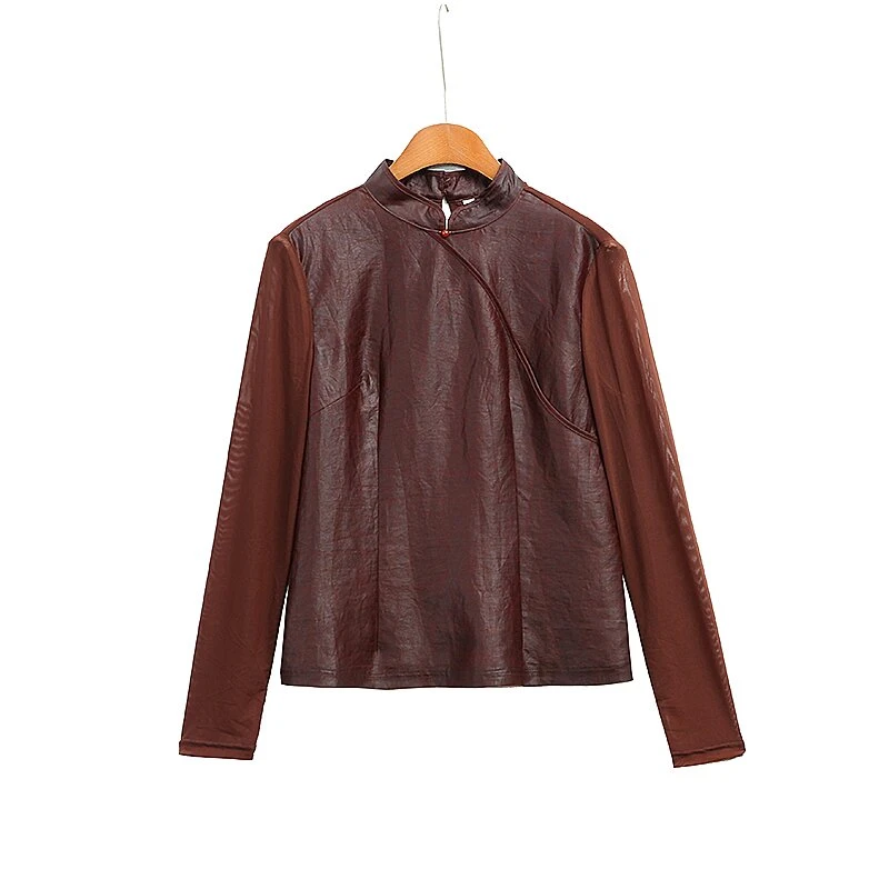 桑蚕丝香云纱红龟老料上衣LT058