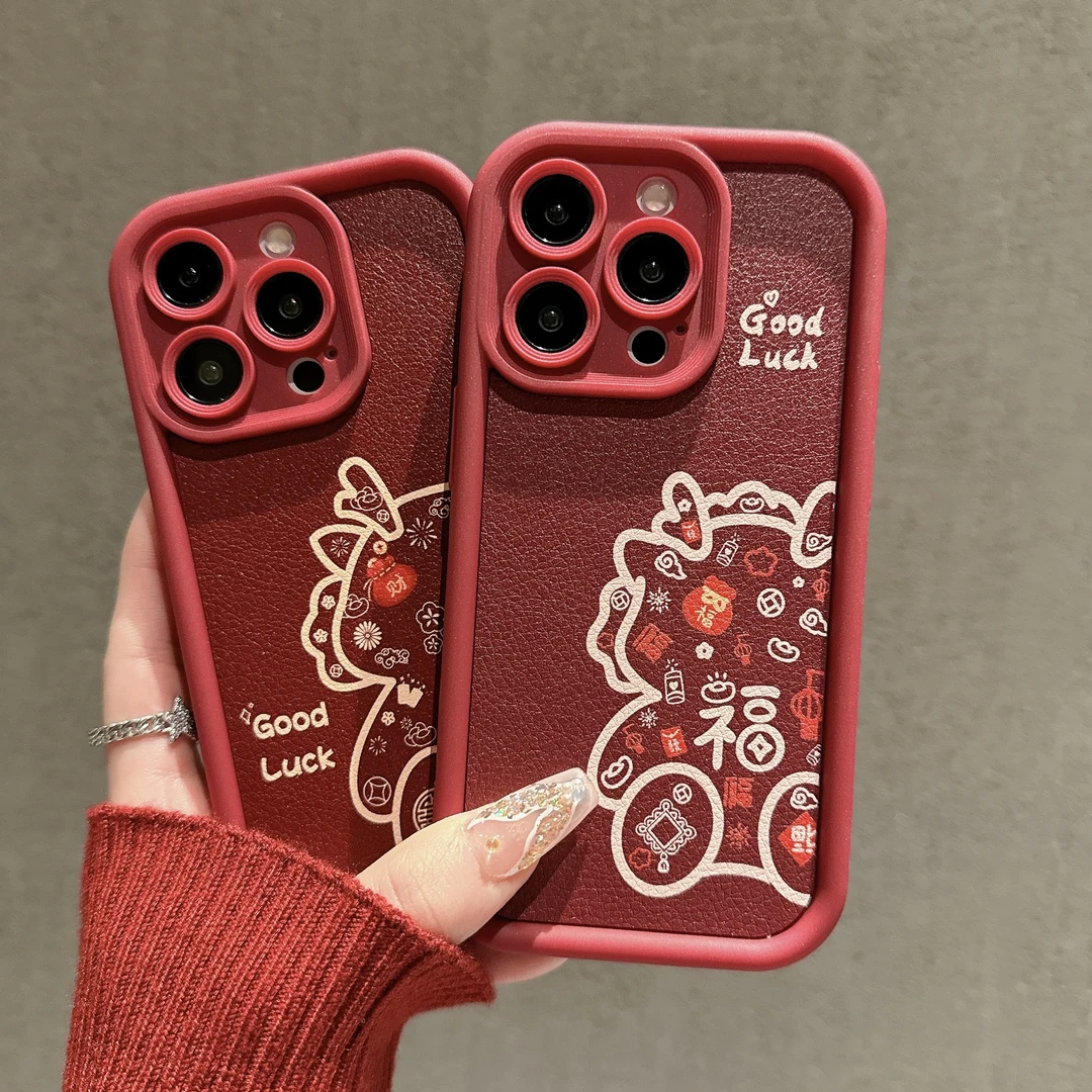 福龙天眼阶梯苹果15防摔手机壳oppo小米vivo华为mate60创意个性