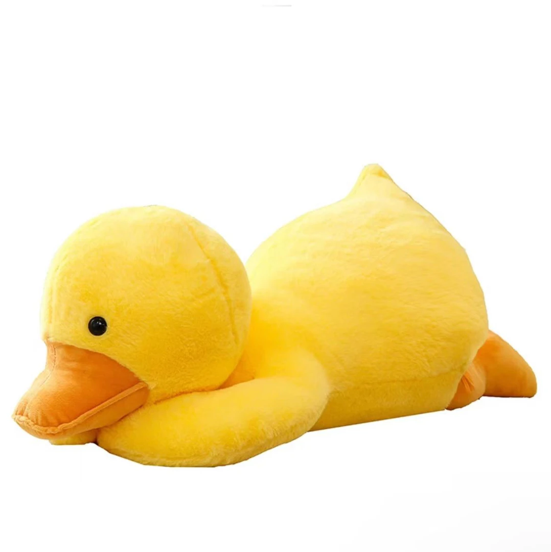 花花可爱趴趴鸭毛绒玩具毛绒玩偶公仔床上陪睡娃娃女生呆萌可爱