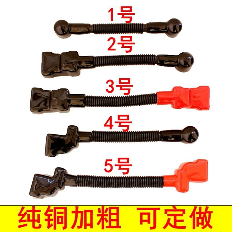 汽车货车起动机马达电瓶头负极搭铁线电瓶线接地线纯铜加粗带护套