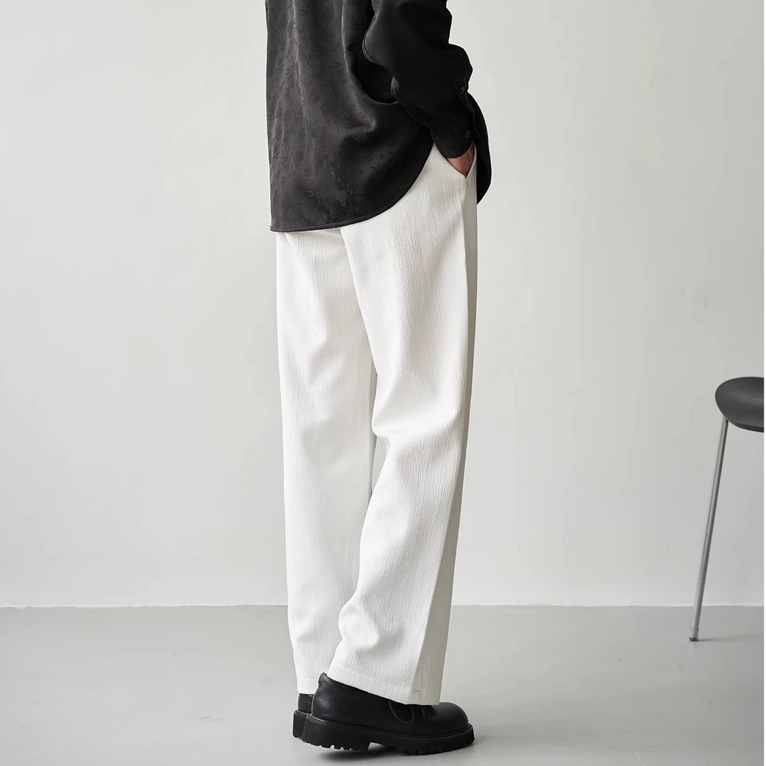 Liberty Kostume 长裤情侣宽松休闲裤直筒国潮流肌理