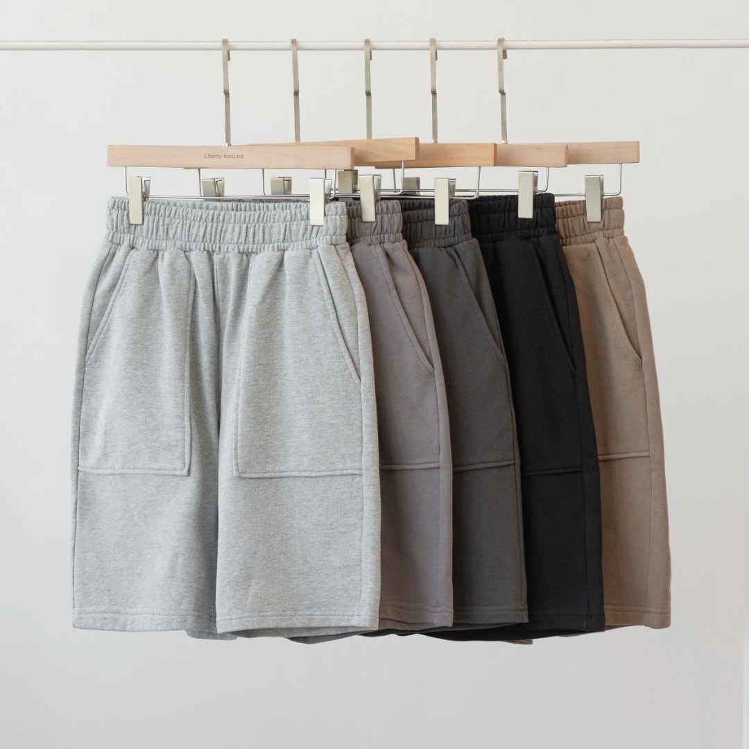 Liberty Kostume 春夏季短裤高街头fog宽松休闲五分中卫裤男