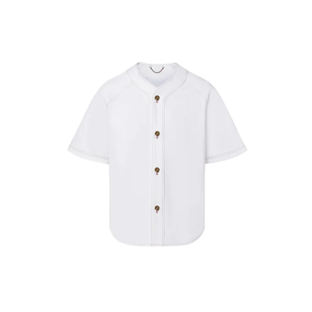99新 LouisVuitton/路易威登 【小北】压纹短袖衬衫 LP232929136