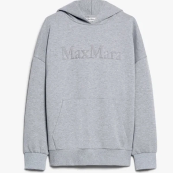 全新未使用 MaxMara 【小北】TP029326/微标连帽卫衣 灰色灰色