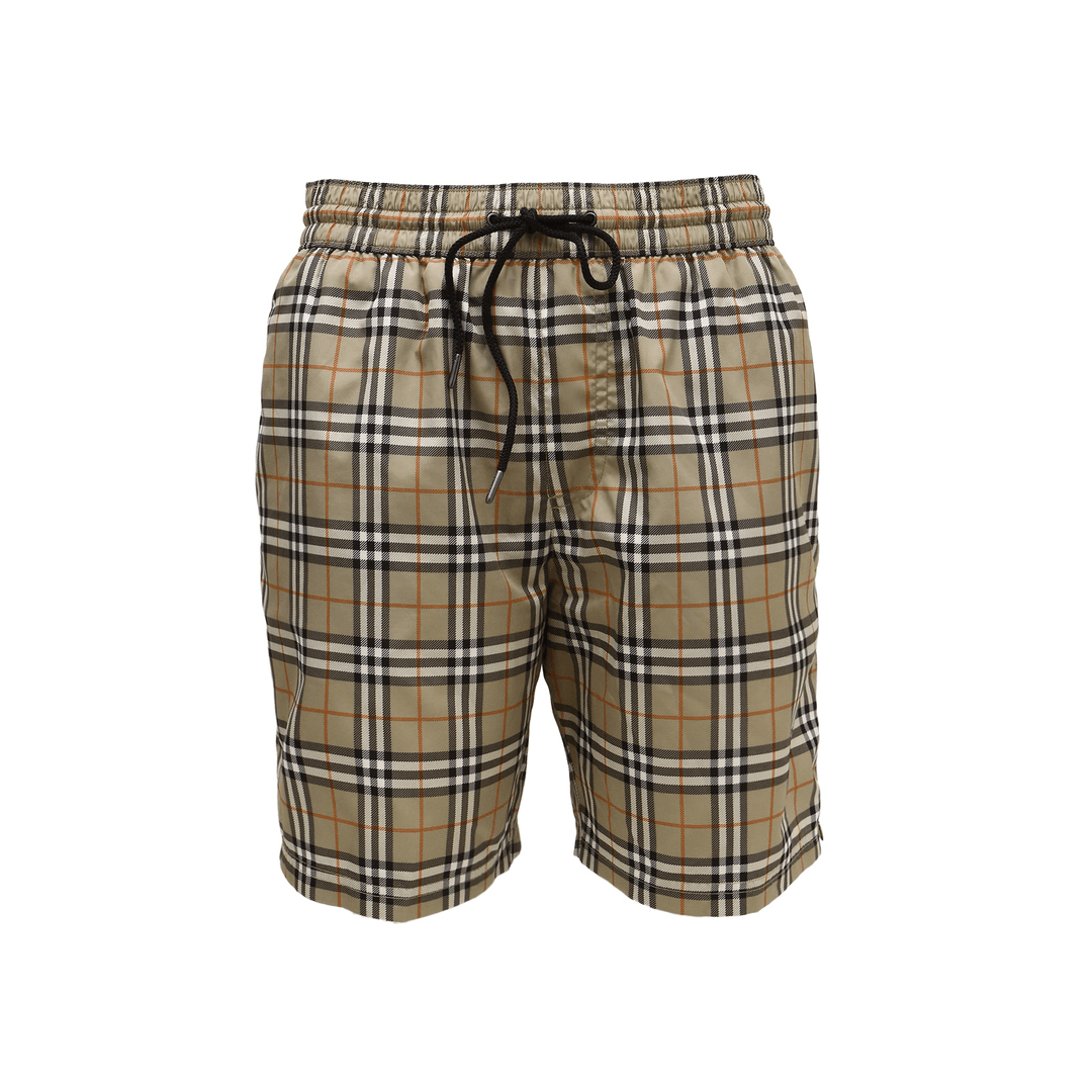 99新 BURBERRY/博柏利 【小北】经典格纹 沙滩裤 短裤 P224081359