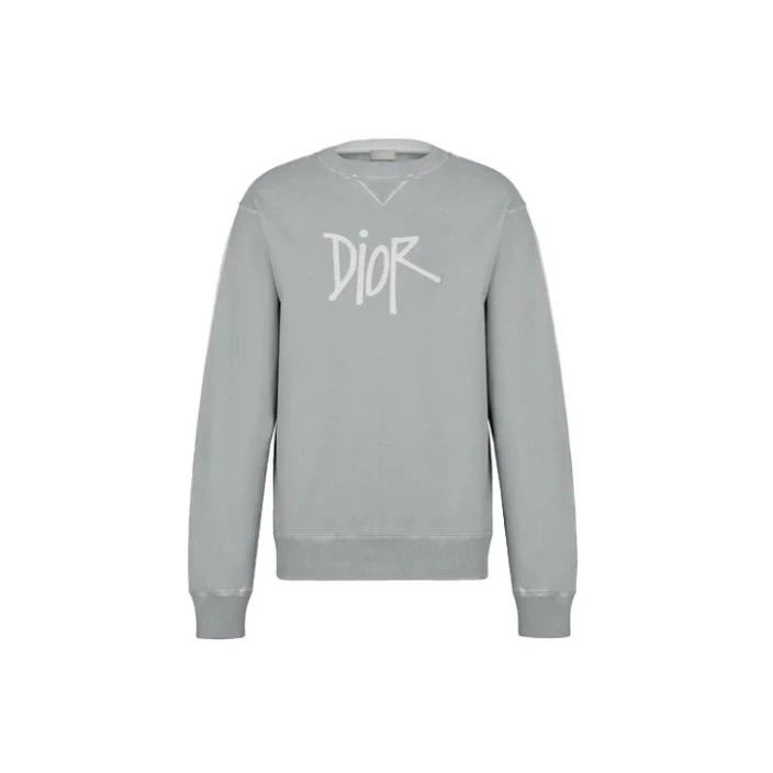 全新未使用 DIOR/迪奥 【小北】TP027196/合作款字母Logo印花卫衣