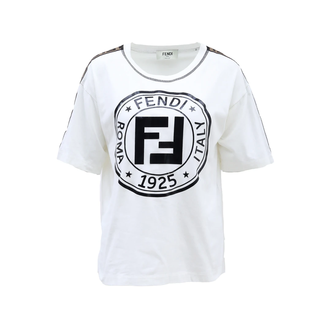 99新 FENDI/芬迪 【小北】P234656305/T恤 38码 白色 棉